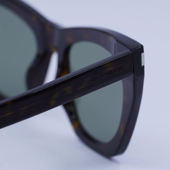 ?️ New Saint Laurent SL214 KATE 033 Sunglasses -Dark Havana Frame, Green Lenses main image 10